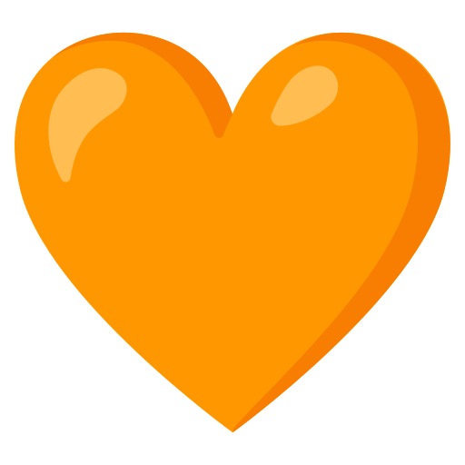 Orange Heart Emoji Meaning – Friendship, Care & Warmth